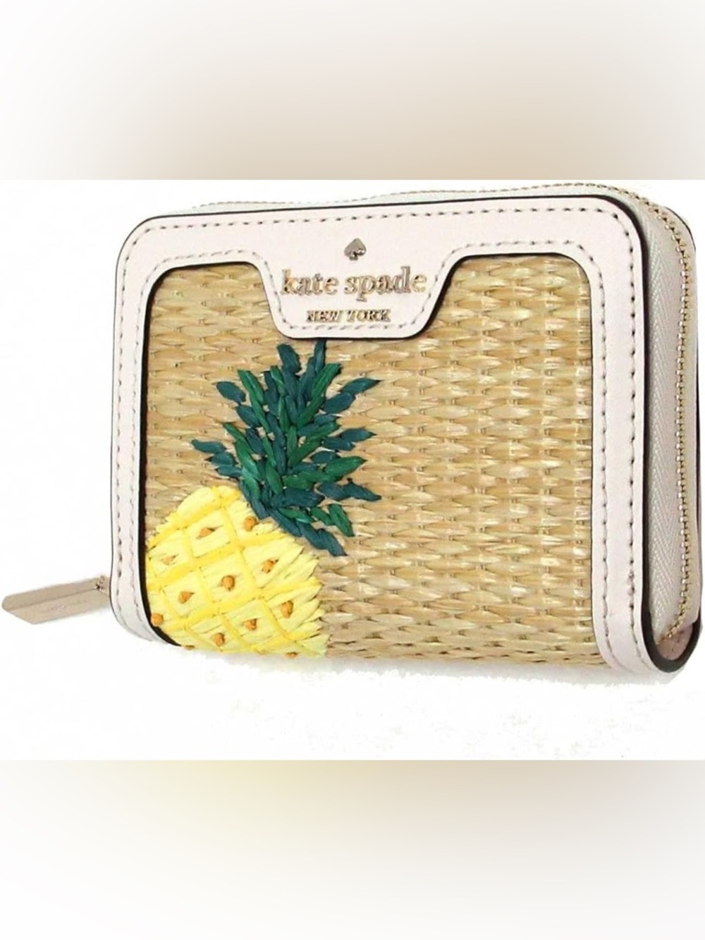Kate Spade New York Small Zip Pineapple Wallet